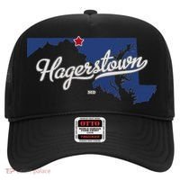 Hagerstown Maryland MD Map Hat thumb 0