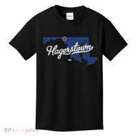 Hagerstown Maryland MD Map Kids T-Shirt thumb 0