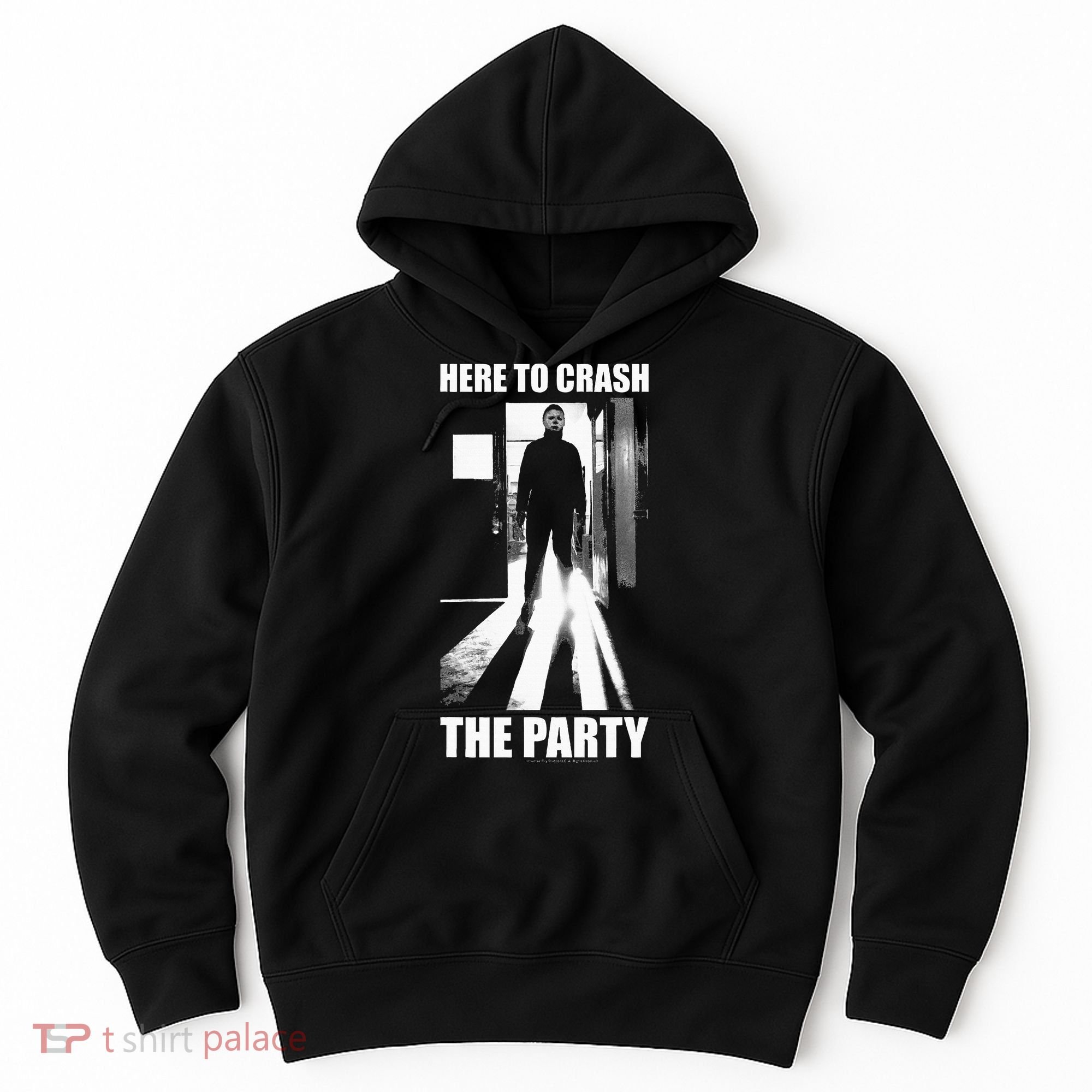 Halloween M.I.C.H.A.E.L Myers Here To Crash The Party Hoodie