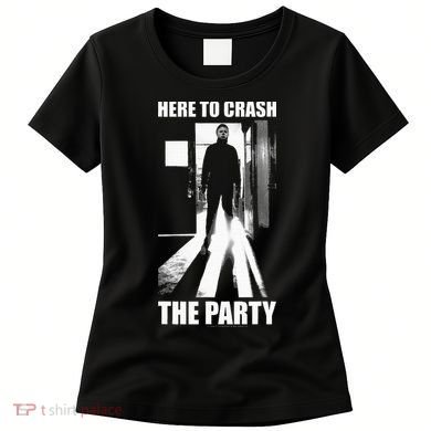 Halloween M.I.C.H.A.E.L Myers Here To Crash The Party Women's T-Shirt