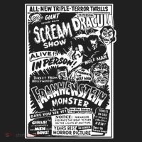 Horror Movie Monsters Mummy Wolfman Dracula Frankenstein Tumbler thumb 3