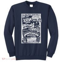 Horror Movie Monsters Mummy Wolfman Dracula Frankenstein Sweatshirt thumb 0