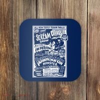 Horror Movie Monsters Mummy Wolfman Dracula Frankenstein Coaster thumb 0