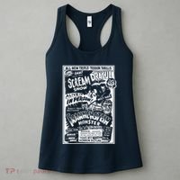 Horror Movie Monsters Mummy Wolfman Dracula Frankenstein Women's Tank Top thumb 3