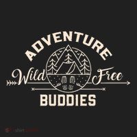 Hiking Mountains Meme Quote Adventure Buddies Urban Oversized Heavyweight T-Shirt thumb 2