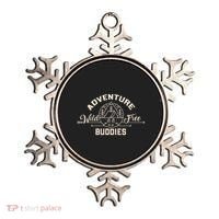 Hiking Mountains Meme Quote Adventure Buddies Ornament thumb 0