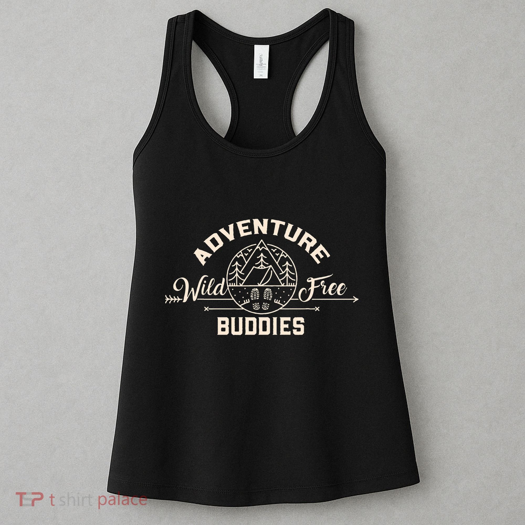 Hiking Mountains Meme Quote Adventure Buddies Women's Tank Top