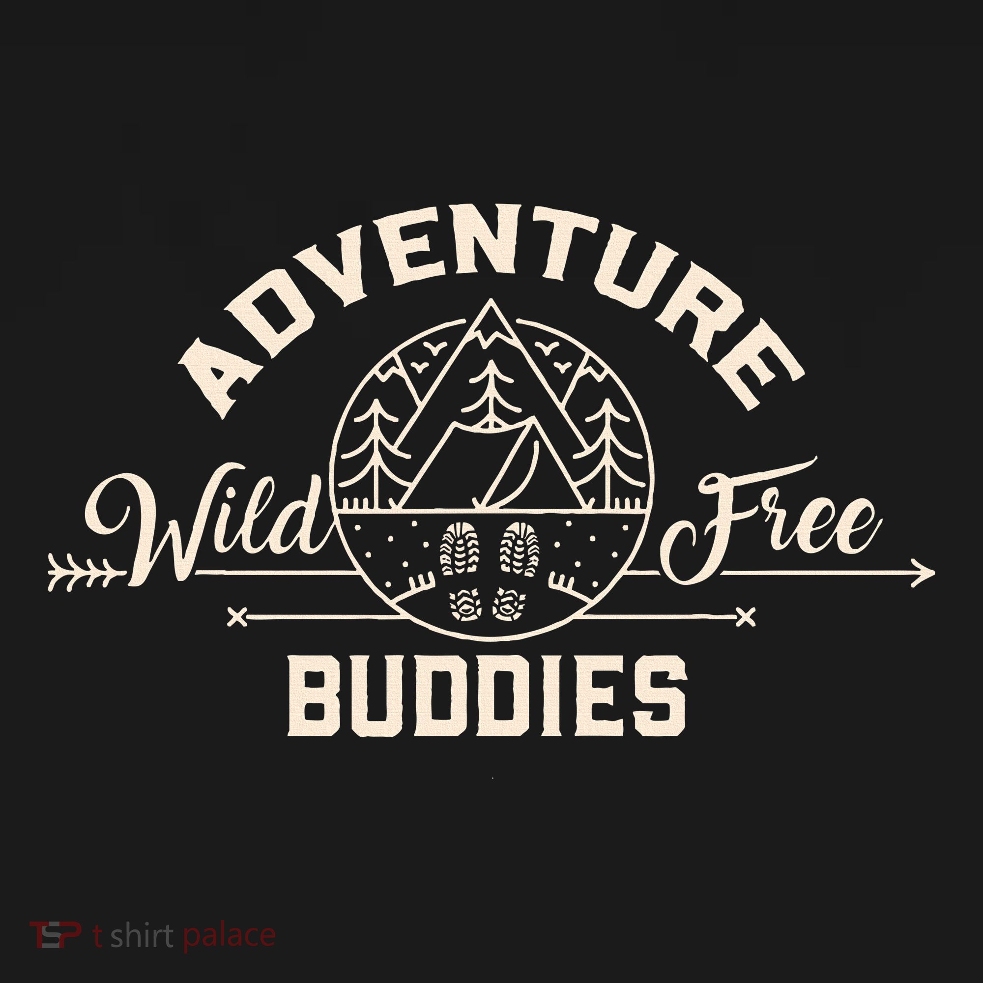 Hiking Mountains Meme Quote Adventure Buddies Baby Bodysuit