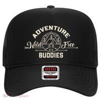 Hiking Mountains Meme Quote Adventure Buddies Hat thumb 0
