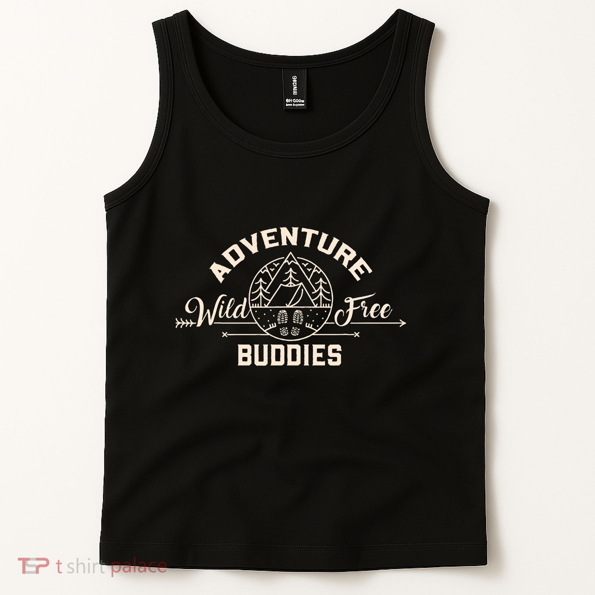 Hiking Mountains Meme Quote Adventure Buddies Tank Top