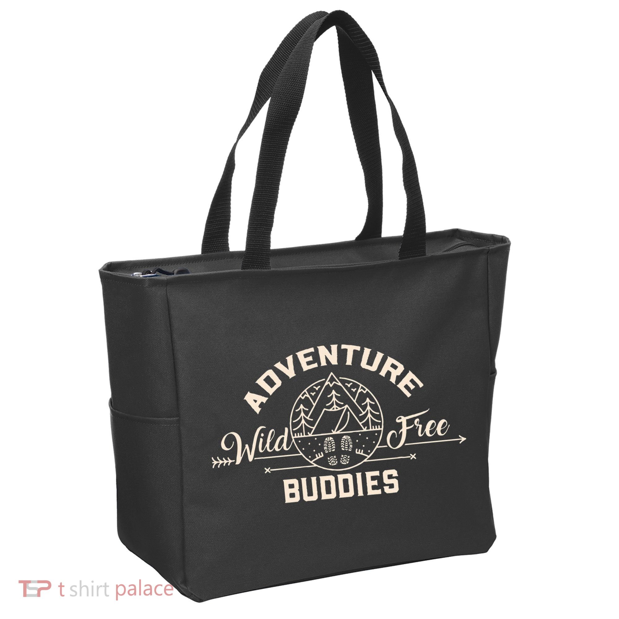 Hiking Mountains Meme Quote Adventure Buddies Tote Bag