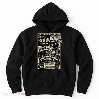Horror Movie Monster Mummy Dracula Werewolf Frankenstein Hoodie
