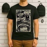 Horror Movie Monster Mummy Dracula Werewolf Frankenstein T-Shirt thumb 6