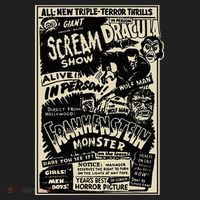 Horror Movie Monster Mummy Dracula Werewolf Frankenstein Hat thumb 2