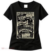 Horror Movie Monster Mummy Dracula Werewolf Frankenstein Women's T-Shirt thumb 0