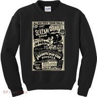 Horror Movie Monster Mummy Dracula Werewolf Frankenstein Kids Sweatshirt thumb 0