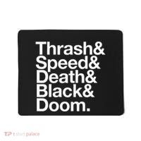 Heavy Metal Music Fan List Thrash Speed Doom Death Black Mousepad thumb 0