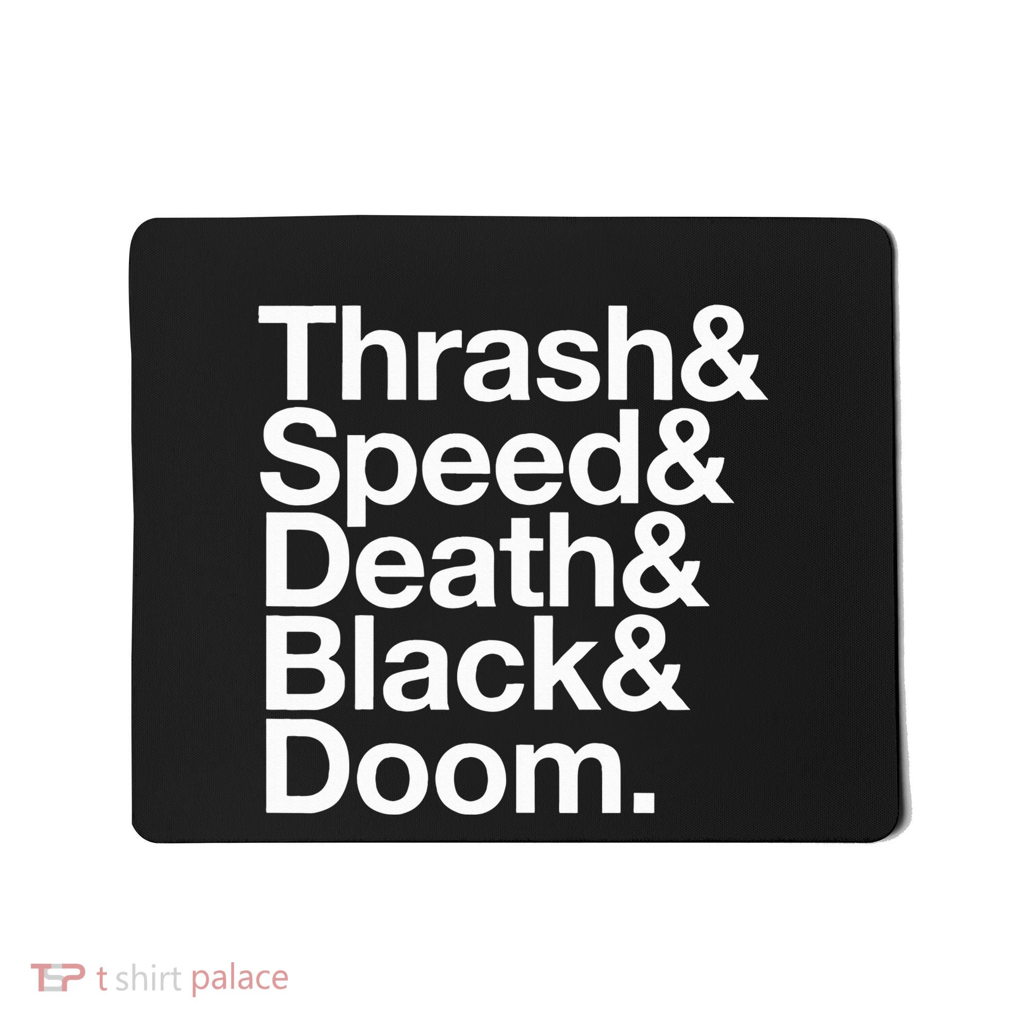 Heavy Metal Music Fan List Thrash Speed Doom Death Black Mousepad