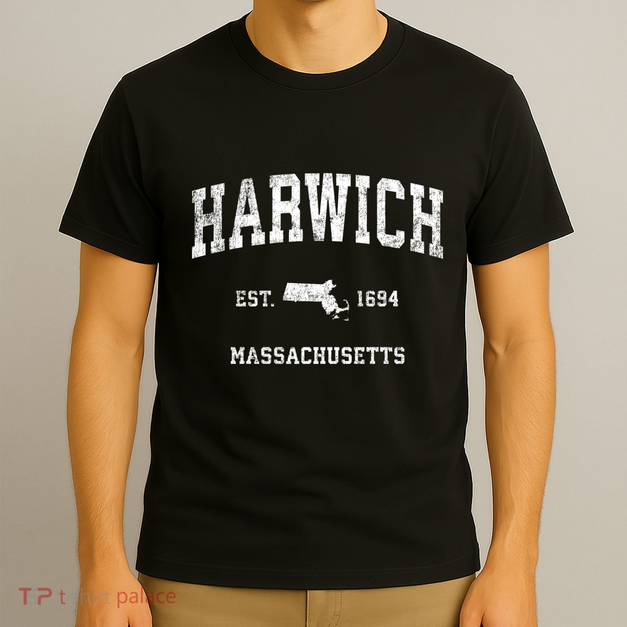 Harwich Massachusetts Ma Vintage Athletic Sports T-Shirt