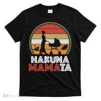Hakuna Mamata Mama Lion King Mothers Day Mom Life Retro Vintage T-Shirt thumb 0