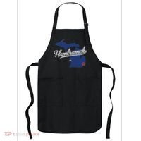 Hamtramck Michigan Mi Map Apron thumb 0