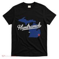 Hamtramck Michigan Mi Map T-Shirt thumb 0