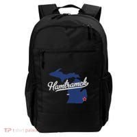 Hamtramck Michigan Mi Map Backpack thumb 0