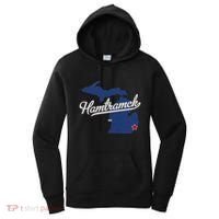 Hamtramck Michigan Mi Map Women's Hoodie thumb 0