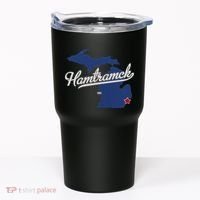 Hamtramck Michigan Mi Map Tumbler thumb 0