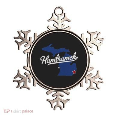 Hamtramck Michigan Mi Map Ornament