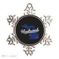 Hamtramck Michigan Mi Map Ornament thumb 0