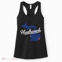 Hamtramck Michigan Mi Map Women's Tank Top thumb 0