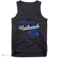Hamtramck Michigan Mi Map Tank Top thumb 0