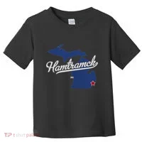 Hamtramck Michigan Mi Map Toddler T-Shirt thumb 0