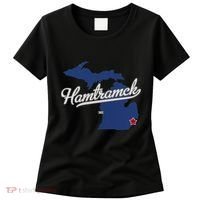 Hamtramck Michigan Mi Map Women's T-Shirt thumb 0