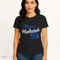 Hamtramck Michigan Mi Map Women's T-Shirt thumb 4