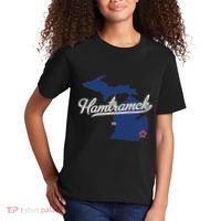 Hamtramck Michigan Mi Map Kids T-Shirt thumb 2