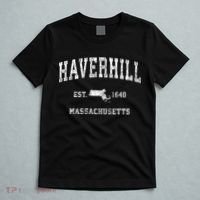 Haverhill Massachusetts Ma Vintage Athletic Sports T-Shirt thumb 5