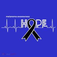 Hope Melanoma Month Products Ribbon Skin Cancer Awareness Gift T-Shirt thumb 7
