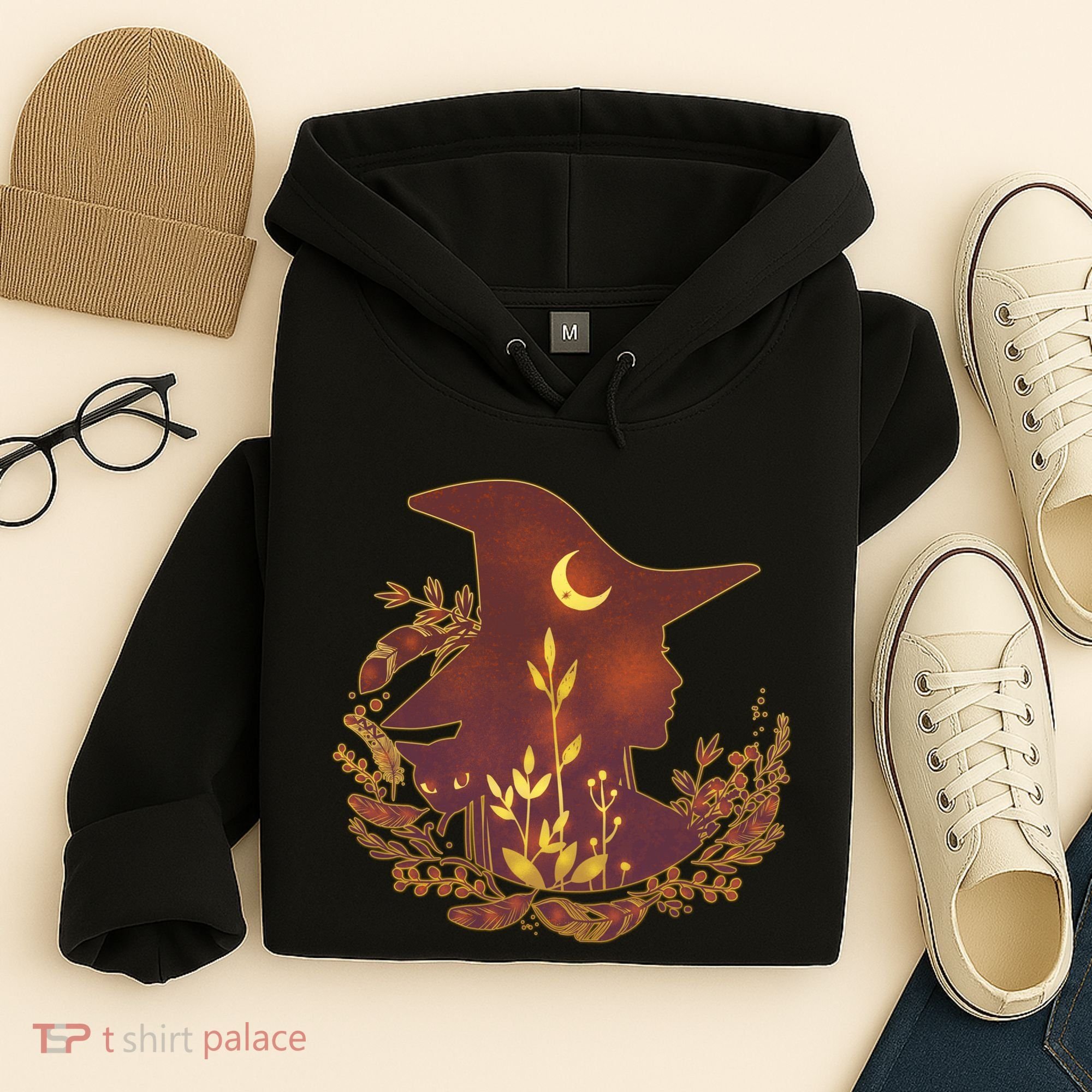Halloween Mystical Nature Witch Hoodie
