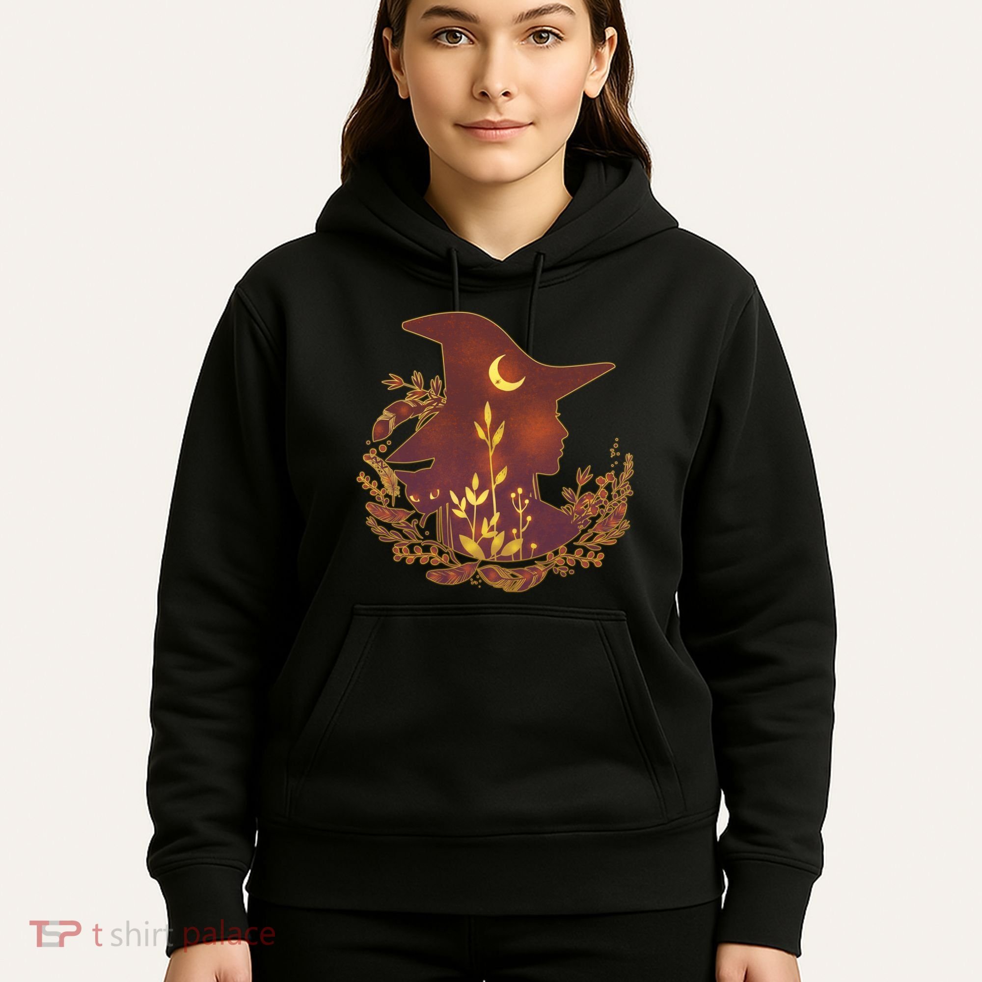 Halloween Mystical Nature Witch Hoodie