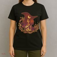 Halloween Mystical Nature Witch T-Shirt thumb 4