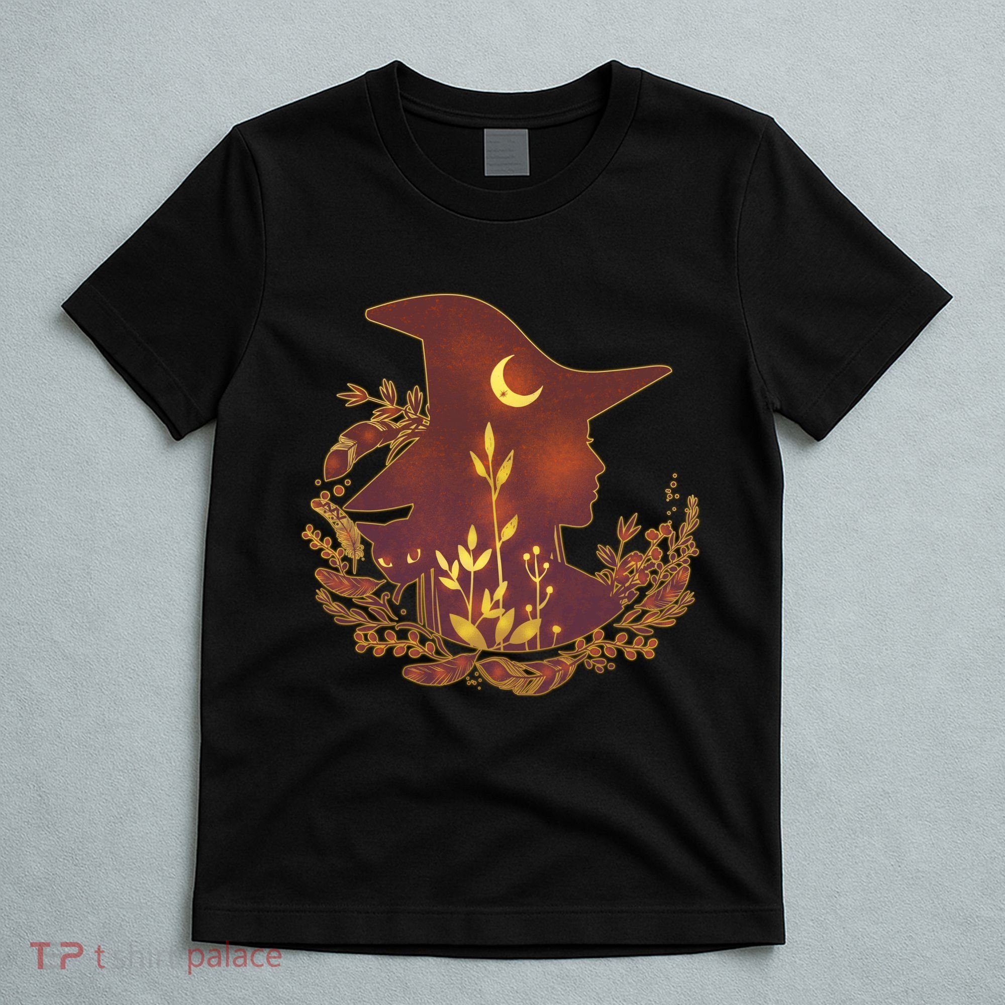 Halloween Mystical Nature Witch T-Shirt