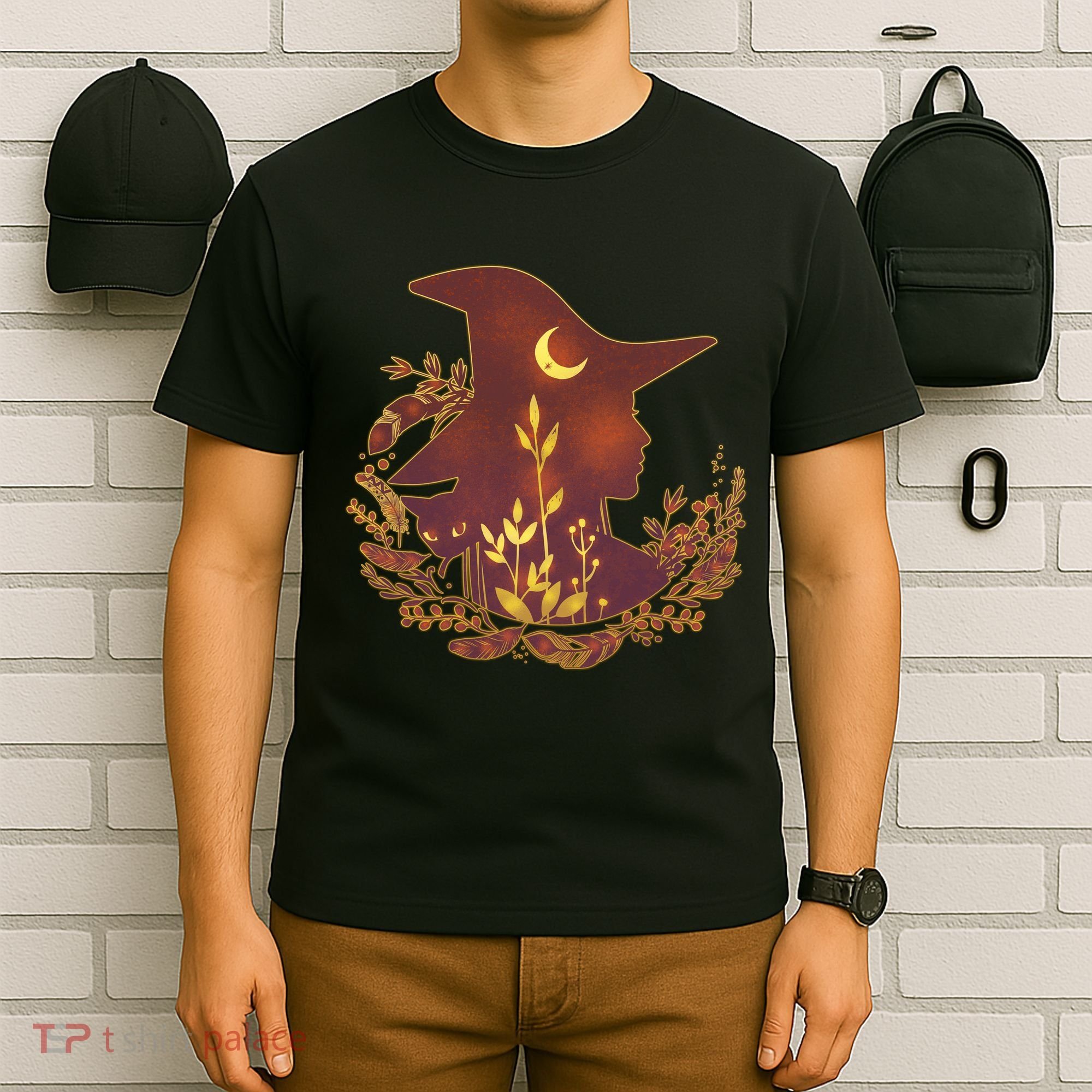Halloween Mystical Nature Witch T-Shirt