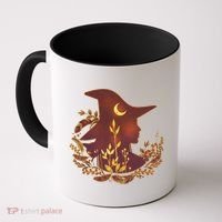 Halloween Mystical Nature Witch Coffee Mug thumb 0