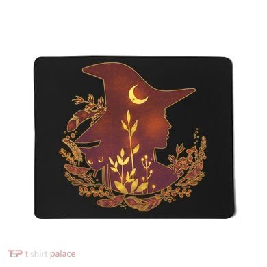 Halloween Mystical Nature Witch Mousepad