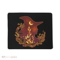 Halloween Mystical Nature Witch Mousepad thumb 0