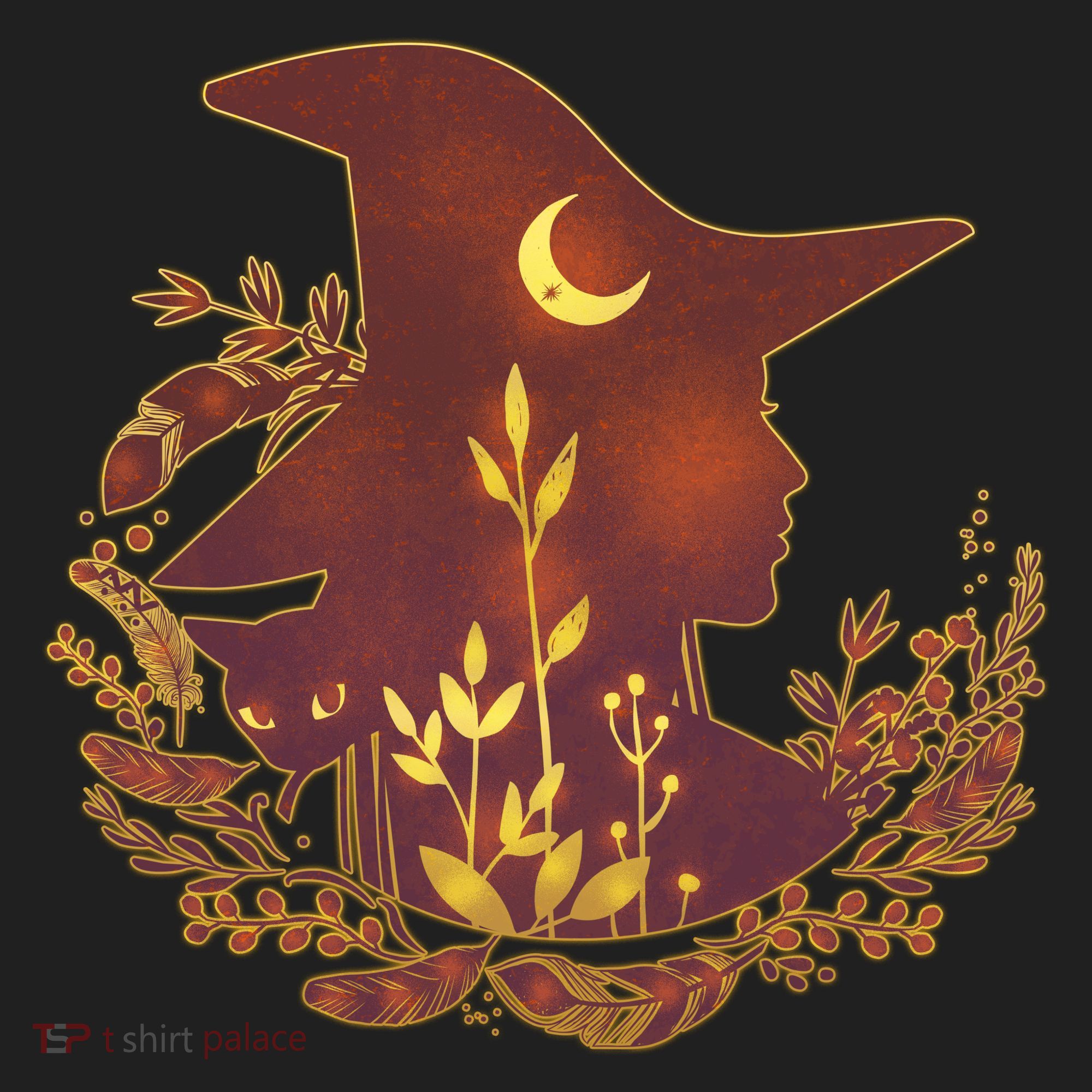 Halloween Mystical Nature Witch Hat