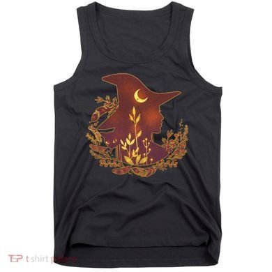 Halloween Mystical Nature Witch Tank Top