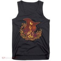 Halloween Mystical Nature Witch Tank Top thumb 0